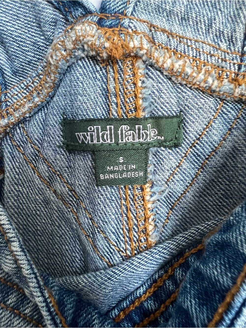Wild Fable Ripped Jean Overall - Picture 3 of 3